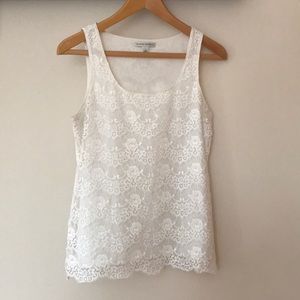 Banana Republic Lace Sleeveless Top